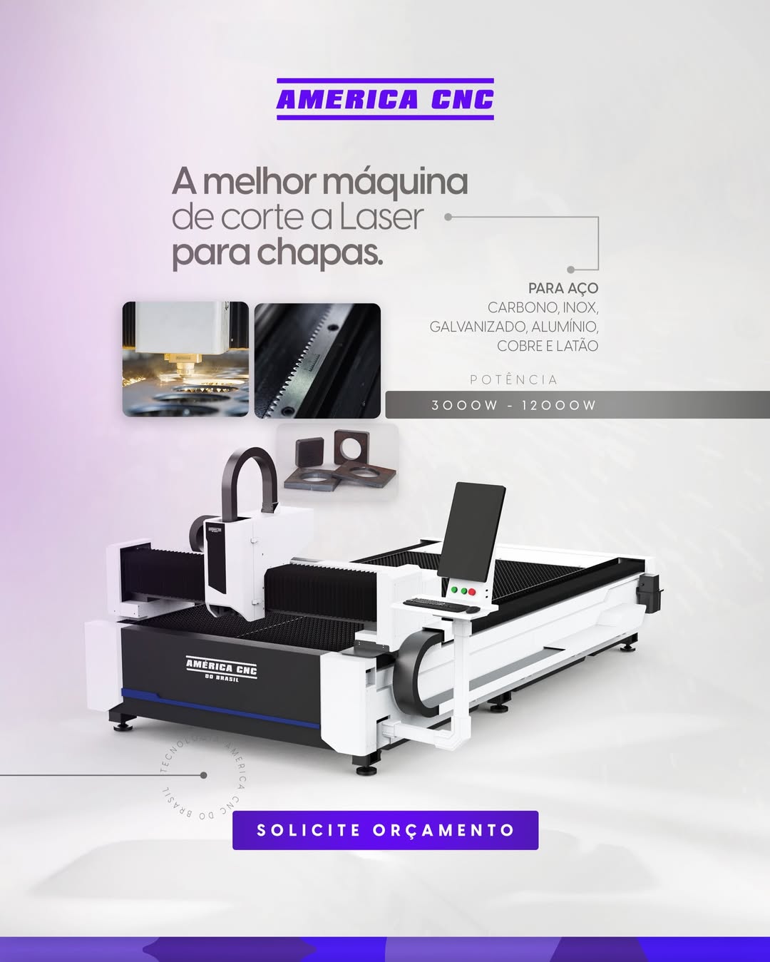 Corte a Laser Fibra: Potencia e Precisao